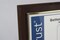 10.5 x 13" Certificate Display Plaque - Offered in Coated Cherry Wood with an 8.5 x 11" Gold Frame - Slide in Your Diploma, Award Certificate, Award of Achievement, Class Photo, and More